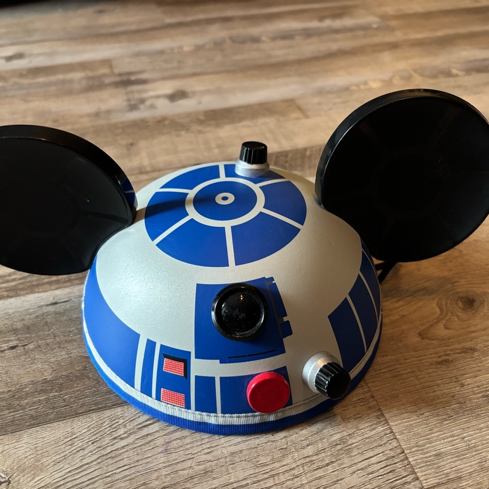 Disney R2-D2 Mickey Ears Hat - Blue and Black